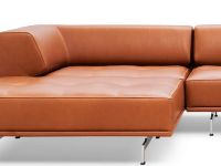Billede af Fredericia Furniture Delphi Elements Sofa m. Chaiselong L: 325 cm - Cognac 95/Aluminium