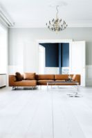 Billede af Fredericia Furniture Delphi Elements Sofa m. Chaiselong L: 325 cm - Cognac 95/Aluminium