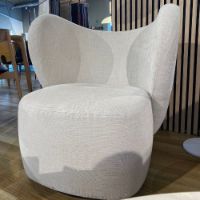 Billede af NORR11 Little Big Chair SH: 41 cm - Barnum Off-White 1 UDSTILLINGSMODEL 