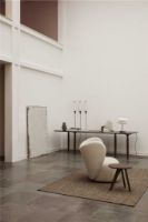 Billede af NORR11 Little Big Chair SH: 41 cm - Barnum Off-White 1 UDSTILLINGSMODEL 