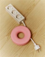 Billede af Pedestal Cable Bagel B: 14 cm - Bubble Gum