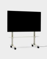 Billede af Pedestal Plate Shelf til TV Stativer 20x99 cm - Pearl