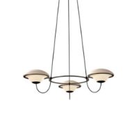 Billede af DCW Editions In The Air Pendant 3 Ø:106 cm - Aluminium/Hvid Glas