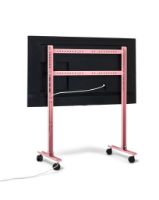 Billede af Pedestal Plate Straight Rollin' TV Stativ 107x80 cm - Bubble Gum