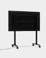 Billede af Pedestal Plate Straight Rollin' TV Stativ 107x80 cm - Charcoal