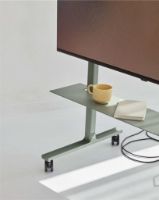 Billede af Pedestal Plate Straight Rollin' TV Stativ 107x80 cm - Mossy Green 