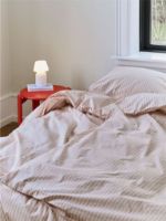 Billede af HAY Fineline Duvet Cover 155x220 cm - Soft Pink