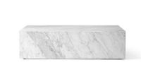 Billede af Audo Copenhagen Plinth Low H: 27 cm - White Carrara Marble