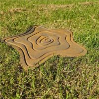 Billede af Wolff Nordic Falling Star Trædeflise Ø: 35 cm - Støbejern