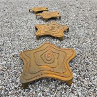 Billede af Wolff Nordic Falling Star Trædeflise Ø: 35 cm - Støbejern