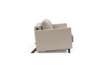 Billede af Innovation Living Cubed Sovesofa m. Armlæn L: 140 cm - Blida Sand Grey/Mat Sort