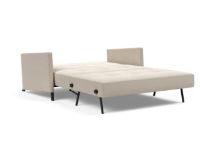 Billede af Innovation Living Cubed Sovesofa m. Armlæn L: 140 cm - Blida Sand Grey/Mat Sort