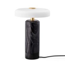 Billede af Design By Us Trip Portable Lamp H: 21 cm - Charcoal marble