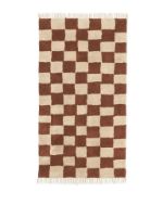 Billede af Ferm Living Mara Washable Tæppe 90x150 cm - Rust/Warm Sand