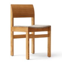 Billede af Form & Refine Sonder Chair m. Polstring  H: 79 cm - Naturolieret Eg/Hallingdal