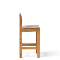 Billede af Form & Refine Sonder Bar Chair m. Polstring SH: 66,5 cm - Naturolieret Eg/Hallingdal