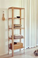 Billede af Form & Refine Leaf Shelf 0,5x5 H: 162 cm - Hvidolieret Eg