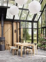 Billede af Skovby SM27 Spisebord inkl. 3 Tillægsplader L: 205-358 cm - Lakeret Egetræ