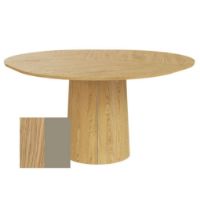 Billede af Skovby SM33 Spisebord inkl. 3 stk. Tillægsplader Ø: 123-149 cm - Naturolieret Eg/Muskat Laminat