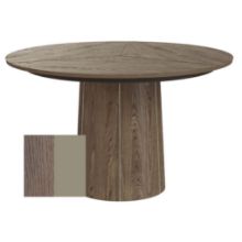 Billede af Skovby SM33 Spisebord inkl. 3 stk. Tillægsplader Ø: 123-149 cm - Lakeret Mokka Eg/Muskat Laminat
