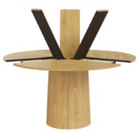 Billede af Skovby SM33 Spisebord inkl. 3 stk. Tillægsplader Ø: 123-149 cm - Massiv Naturolieret Eg