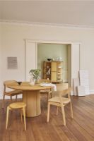 Billede af Skovby SM33 Spisebord inkl. 3 stk. Tillægsplader Ø: 123-149 cm - Massiv Naturolieret Eg