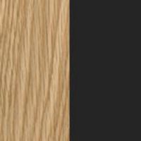 Billede af Skovby SM26 Spisebord inkl. 3 stk. Tillægsplader L: 155-308 cm - Naturolieret Eg/Sort Laminat