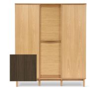 Billede af Skovby SM546 Dual Cabinet H: 145 cm - Naturolieret Valnød