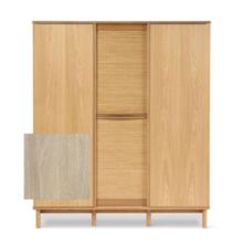 Billede af Skovby SM546 Dual Cabinet H: 145 cm - Hvidolieret Eg