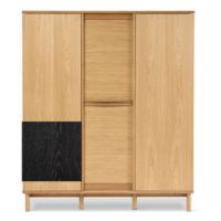 Billede af Skovby SM546 Dual Cabinet H: 145 cm - Sortlakeret Eg
