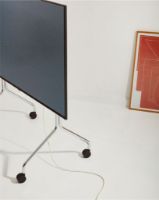 Billede af Pedestal Pipe Moon Rollin' TV Stativ 107x78 cm - Chrome