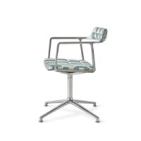 Billede af Vipp 452 Swivel Stol Gliders u. Hjul - Aluminium /Lagrasse
