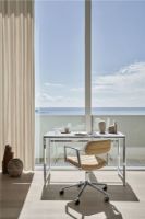 Billede af Vipp 453+ Swivel Stol m. Hjul - Aluminium/Camel Leather