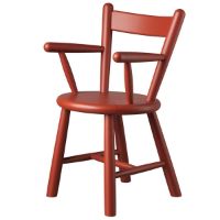 Billede af FDB Møbler Børnestol Børge Mogensen P9 - Rød