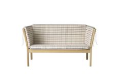 Billede af FDB Møbler J148 2 pers. Sofa Erik Ole Jørgensen L: 150 cm - Eg/Hestedækken