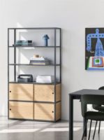 Billede af HAY New Order Combination 503 L: 100 cm - Steel/Charcoal