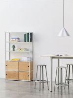 Billede af HAY New Order Combination 503 L: 100 cm - Steel/Light Grey