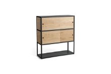 Billede af HAY New Order Combination 305 L: 100 cm - Steel/Charcoal