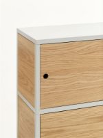 Billede af HAY New Order Combination 305 L: 100 cm - Steel/Light Grey