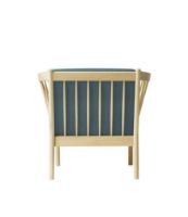 Billede af FDB Møbler Erik Ole Jørgensen J146 Lænestol H: 79,5 cm - Eg/Grøn