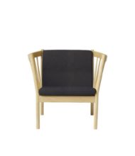 Billede af FDB Møbler Erik Ole Jørgensen J146 Lænestol H: 79,5 cm - Eg/Mørkegrå