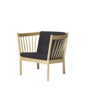 Billede af FDB Møbler Erik Ole Jørgensen J146 Lænestol H: 79,5 cm - Eg/Mørkegrå