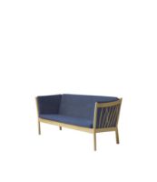 Billede af FDB Møbler J149 3 pers. Sofa Erik Ole Jørgensen L: 189,5 cm - Eg/Dark Blue