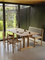 Billede af FDB Møbler J176 Sønderborg Bænk L: 116,5 cm - Lakeret Eg/Meleret (MLC01)