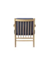 Billede af FDB Møbler J147 Lænestol Erik Ole Jørgensen H: 79,5 cm - Eg/Dark Blue
