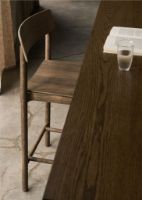Billede af &Tradition In Between SK26 Counter Table 190x80 cm - Smoked Lacquered Oak