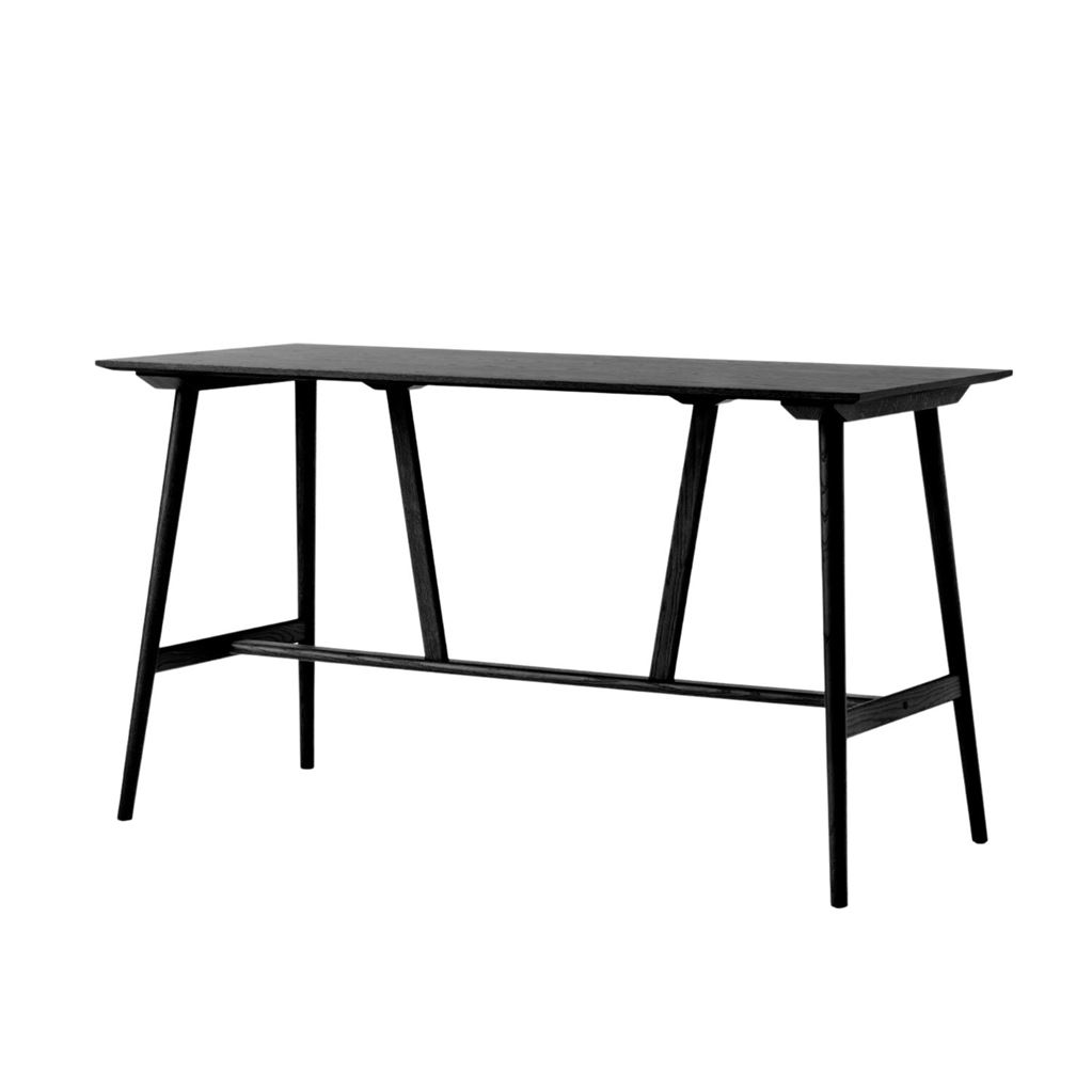 Billede af &Tradition In Between SK28 Bar Table 190x80 cm - Black Lacquered Oak