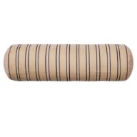 Billede af Ferm Living Twill Bolster Cushion B: 60 cm - Økologisk Bomuld/Cashmere/Sort