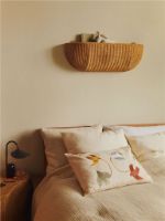 Billede af Ferm Living Braided Wall Pocket 75x25 cm - Rattan/Natural 