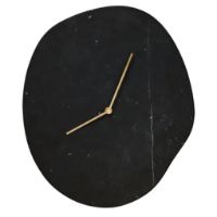 Billede af Ferm Living Melt Wall Clock 28x33 cm - Black Marble